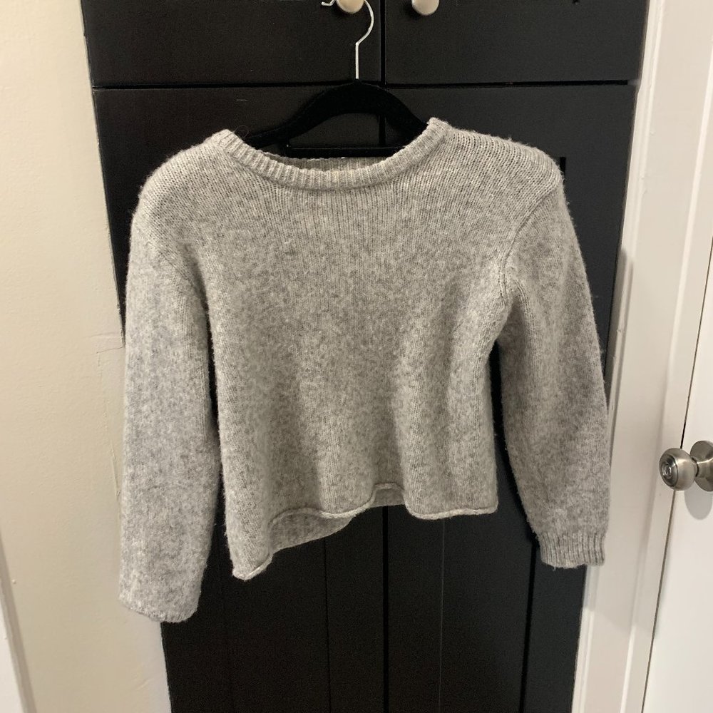 Gray sweater
